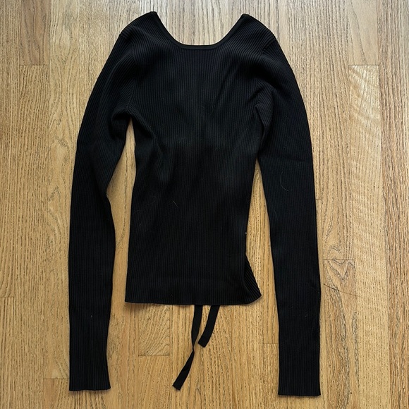 ♻️DONATED DEC. 2023♻️ 
Tibi backless ballerina tie top size Small - Picture 3 of 5